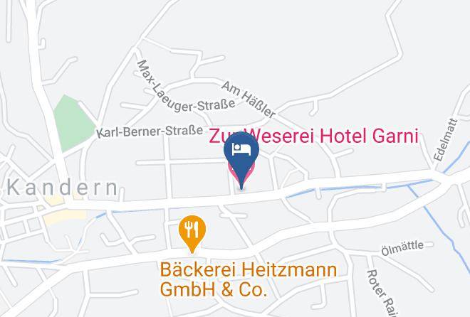 Lorrach - Zur Weserei Hotel Garni Maps