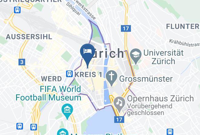 Zurcher 3 Stern City Hotels Map