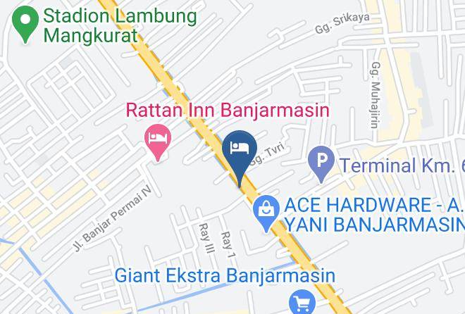 Banjarmasin - Zuri Express Banjarmasin Maps