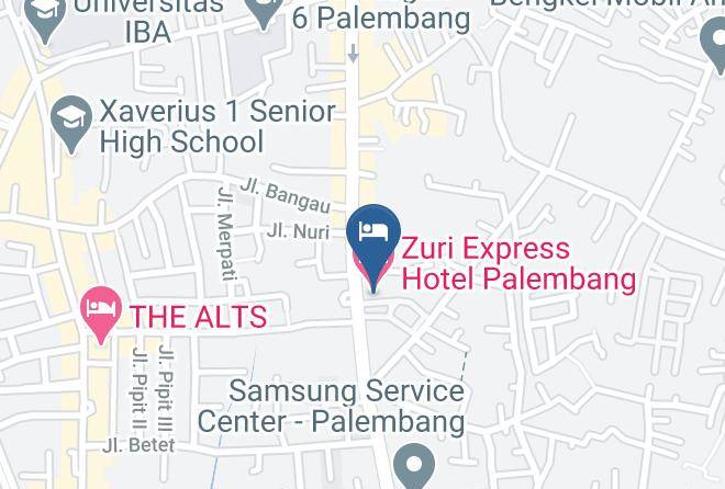 Palembang - Algoritma Hotel Palembang Maps