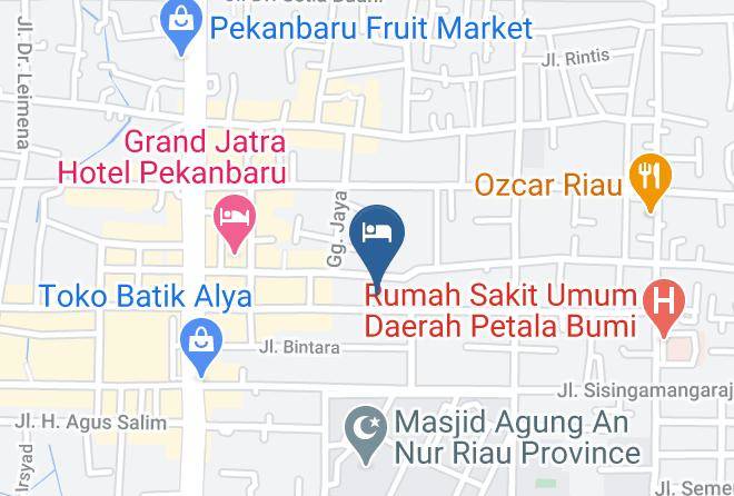 Pekanbaru - Zuri Express Hotel Pekanbaru Maps