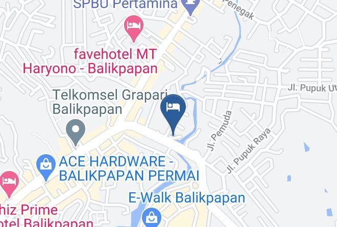 Balikpapan - Zurich Hotel Maps