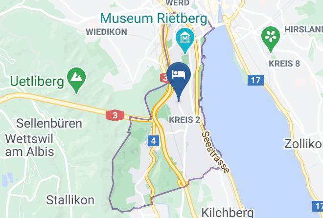 Zurich - Jugendherberge Zurich Maps