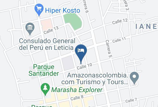 Leticia - Zuruma Hotel Maps