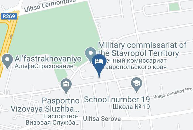 Stavropol - Zvezda Gostinichnyy Kompleks Maps