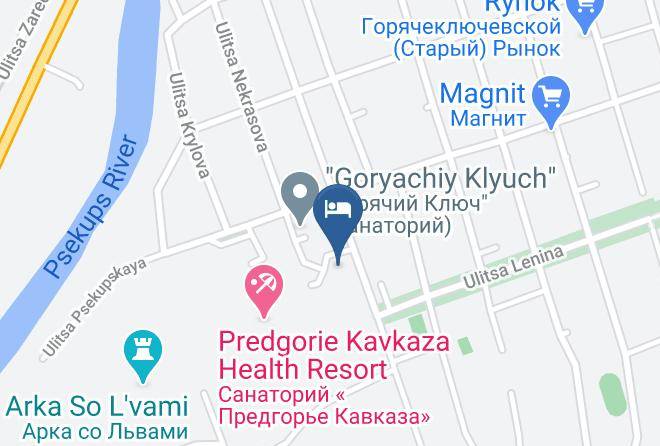 Goryachiy Klyuch - Zvezdnyy Maps